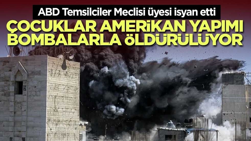 Tlaib’den Washington’a Gazze tepkisi: “Çocuklar Amerikan yapımı bombalarla öldürülüyor”