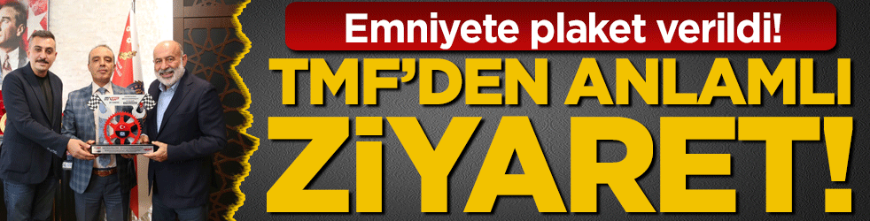 TMF’den Afyonkarahisar Emniyet’ine teşekkür ziyareti