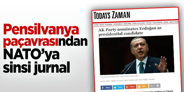 Today’s Zaman'dan NATO'ya sinsice şikayet