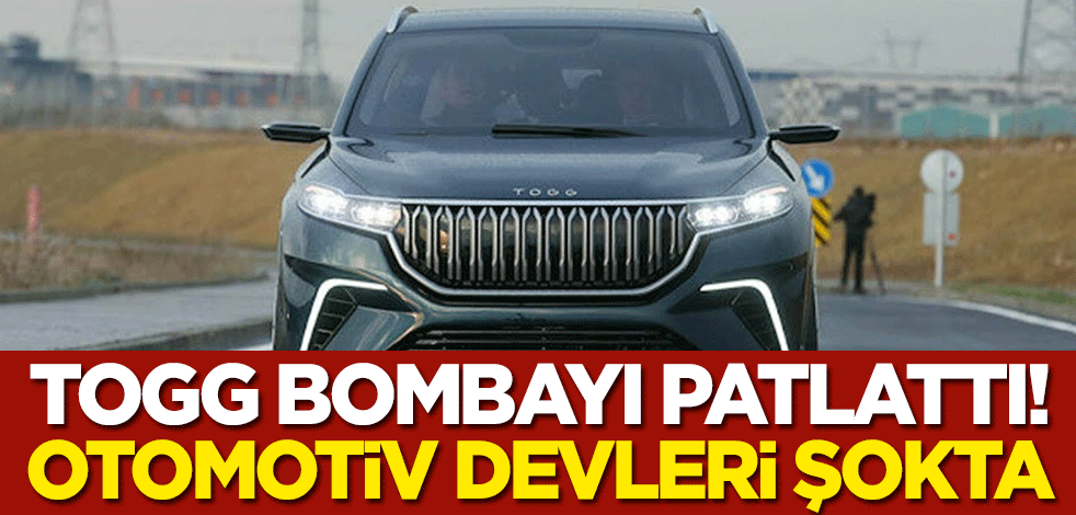 TOGG bombayı patlattı! Otomotiv devleri şokta