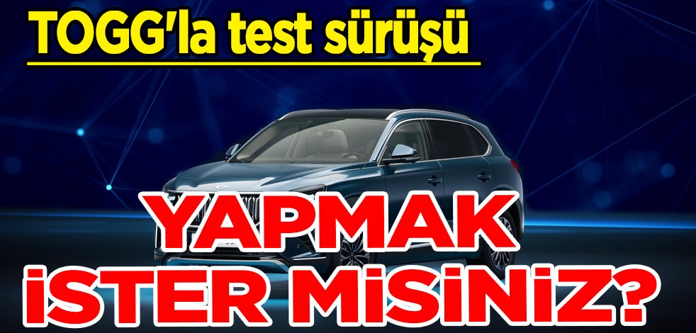  TOGG dünyada rakip oldu! TOGG'dan teknolojik hamle: Akıllı cihazlı test sürüşü, tarihi ilan etti!
