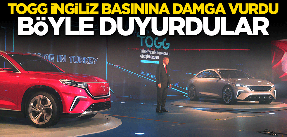 TOGG İngiliz basınında! The Telegraph böyle duyurdu: Türkiye'nin çığır açan ilk yerli otomobili