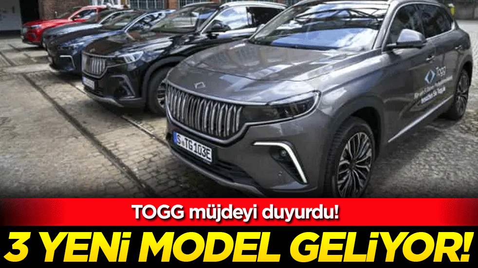 TOGG müjdeyi duyurdu: 3 yeni model geliyor!