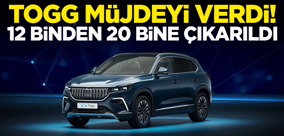 Togg müjdeyi verdi! Teslim edilecek araç sayısı yükseldi