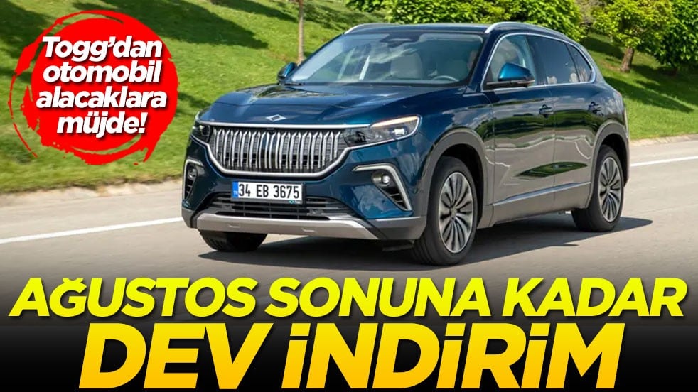Togg’dan otomobil alacaklara müjde! Ağustos sonuna kadar dev indirim