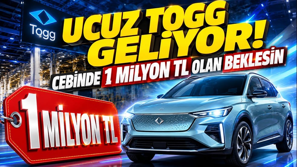 Togg'dan otomobil piyasasını hareketlendirecek T6 hamlesi: Cebinde 1 milyon TL olan beklesin!