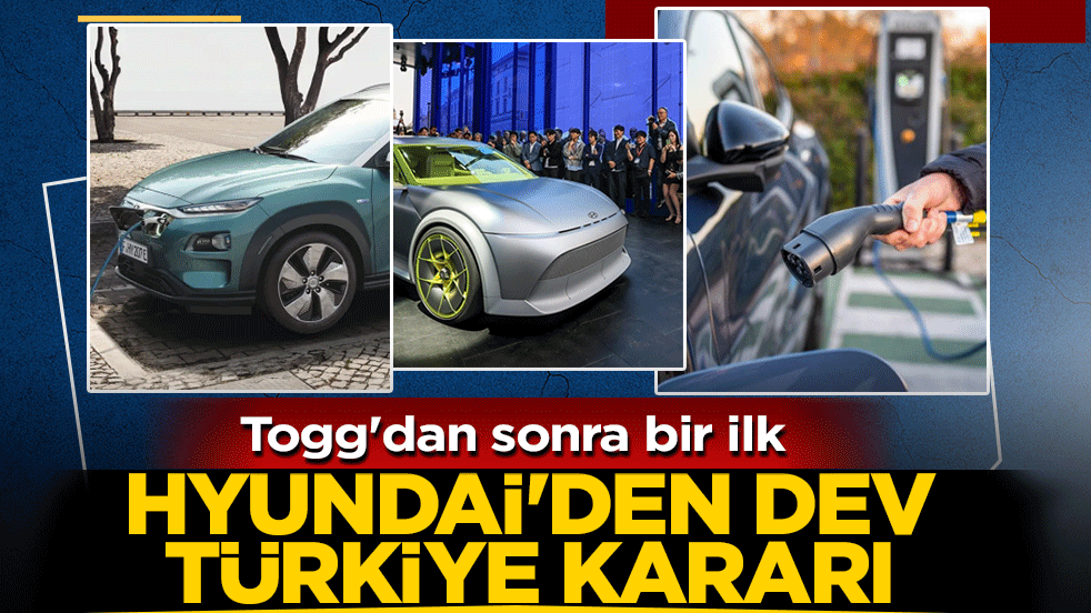 Togg'dan sonra bir ilk: Türk emeğiyle elektrikli Hyundai üretilecek! 