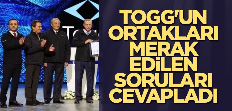 TOGG'un ortakları merak edilen soruları cevapladı