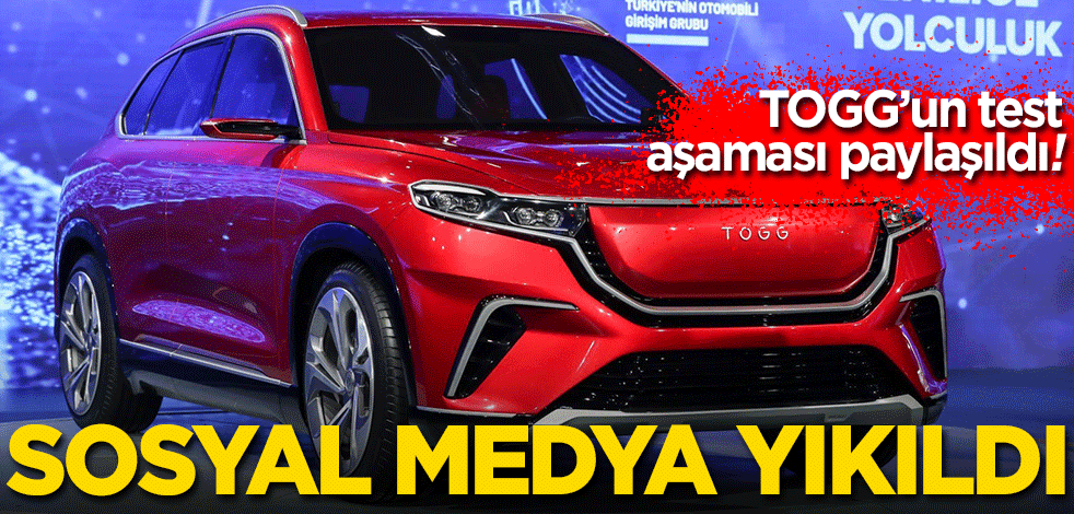 TOGG’un test aşaması paylaşıldı! Sosyal medya yıkıldı