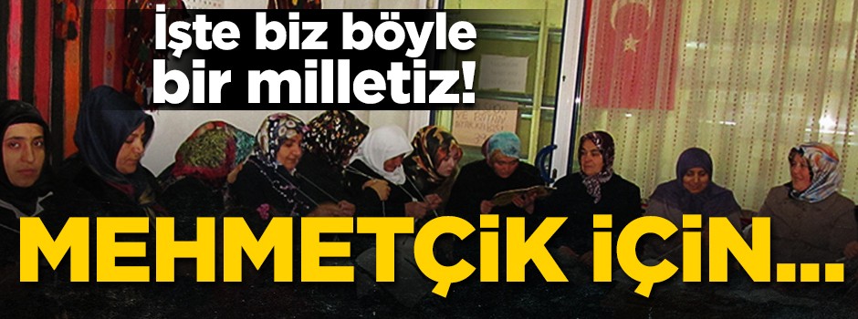 Tokatlı kadınlar Mehmetçik için içlik örüyor