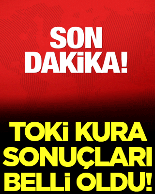 TOKİ Kayseri kura sonuçları belli oldu!