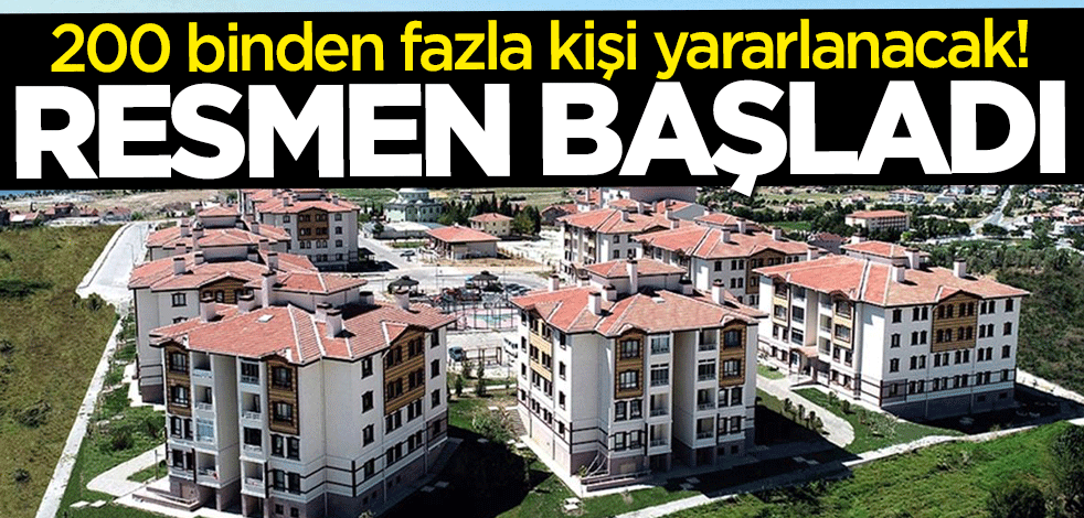 TOKİ'nin indirim kampanyası başladı... 200 binden fazla kişi yararlanacak!
