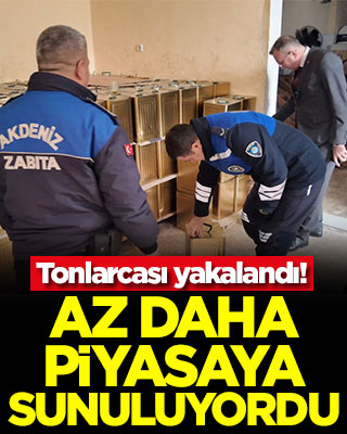 Tonlarcası yakalandı! Az daha piyasa sunuluyordu