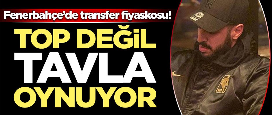 Top değil tavla oynuyor!