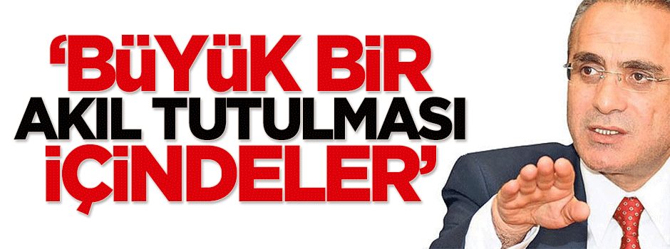 Topçu: Büyük bir akıl tutulması içindeler