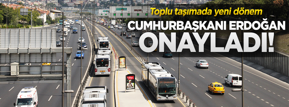 Toplu taşımada yeni dönem