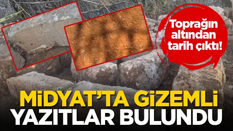 Toprağın altından tarih çıktı! Midyat’ta gizemli yazıtlar bulundu