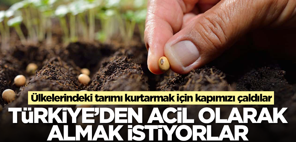 Topraklarından petrol fışkırıyor ama ülkelerindeki tarımı kurtarmak için Türkiye'nin kapısını çaldılar! Onu istiyorlar