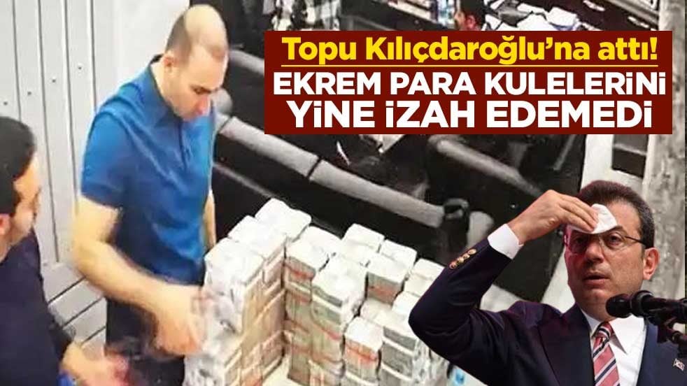 Topu Kılıçdaroğlu’na attı! Ekrem para kulelerini yine izah edemedi