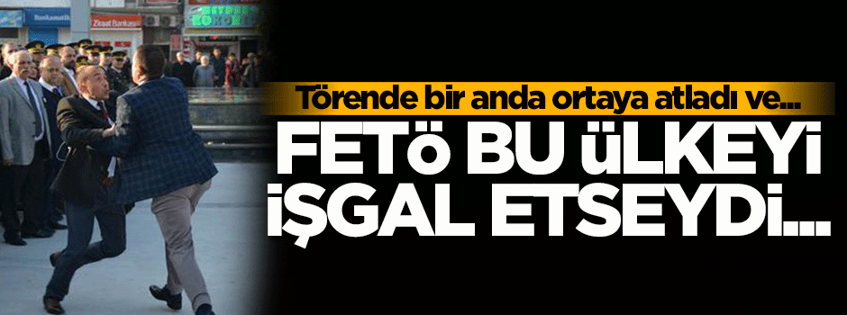 Törende bir anda ortaya çıktı ve elindeki dosyaları...