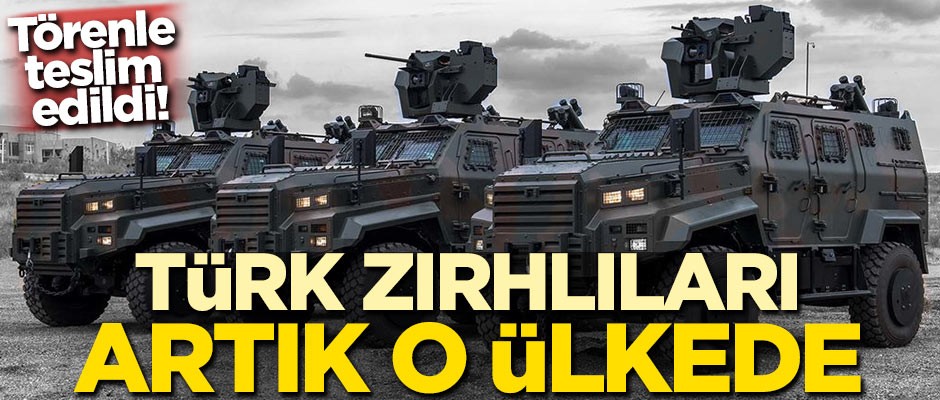 Törenle teslim edildi! Türk zırhlıları artık o ülkede