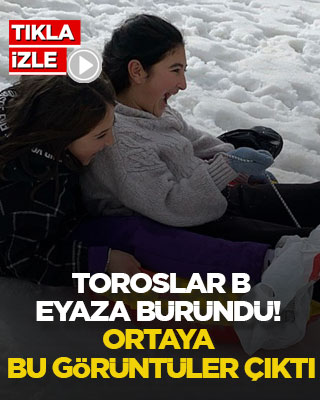 Toroslar beyaza büründü! Ortaya bu görüntüler çıktı