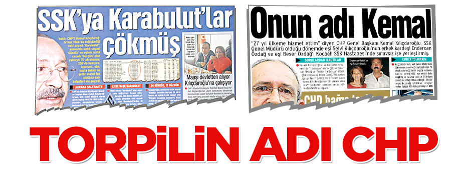 Torpil'in adı CHP
