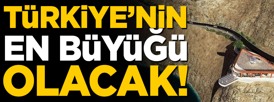 Tortum Gölü üzerinde flaş proje! Türkiye'nin en büyüğü olacak
