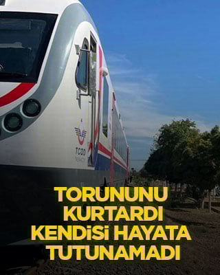 Torununu kurtardı, kendisi hayata tutunamadı