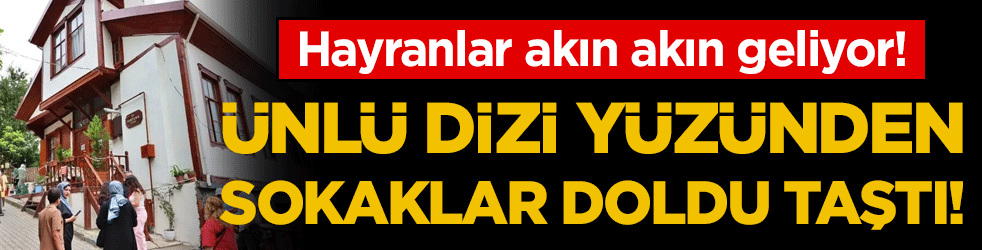 Trabzon'a turist akını: Ünlü dizinin çekildiği sokak doldu taştı!