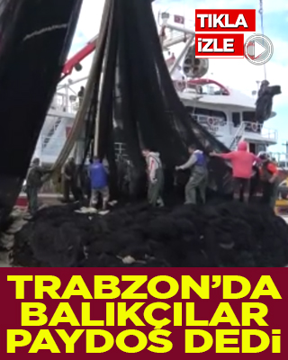 Trabzon'da balıkçılar paydos dedi tekneleri bağladı