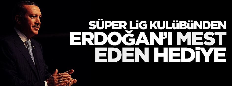 Trabzonspor Başkanı Usta'dan Erdoğan'a forma hediyesi