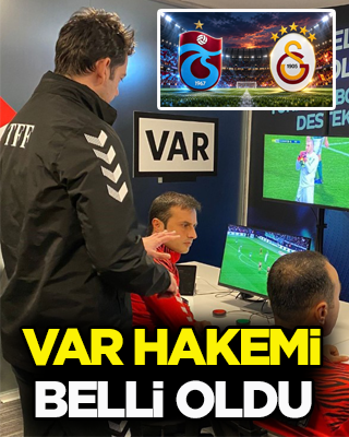 Trabzonspor-Galatasaray maçının VAR hakemi İspanya’dan!