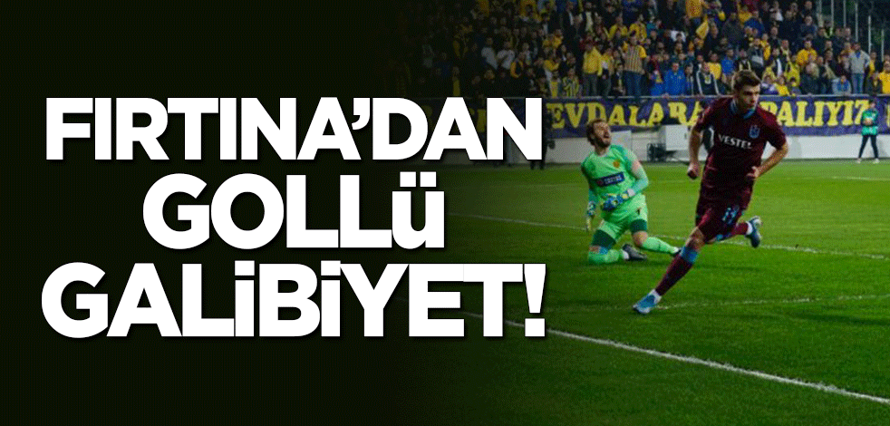 Trabzonspor'dan gollü galibiyet!