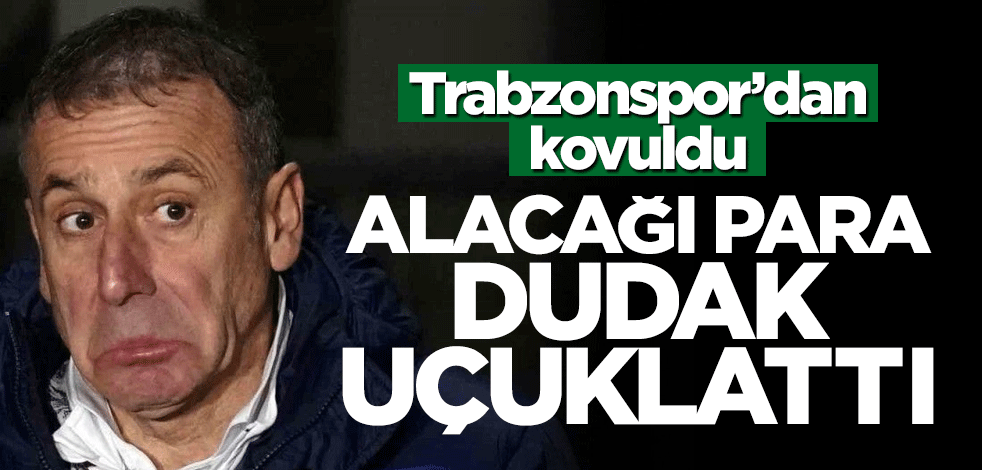 Trabzonspor'dan kovulan Abdullah Avcı'nın alacağı para dudak uçuklattı