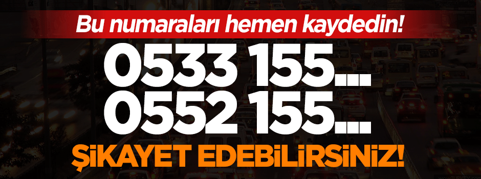 Trafiği ihlal edene WhatsApp ve Viber'den şikayet dönemi
