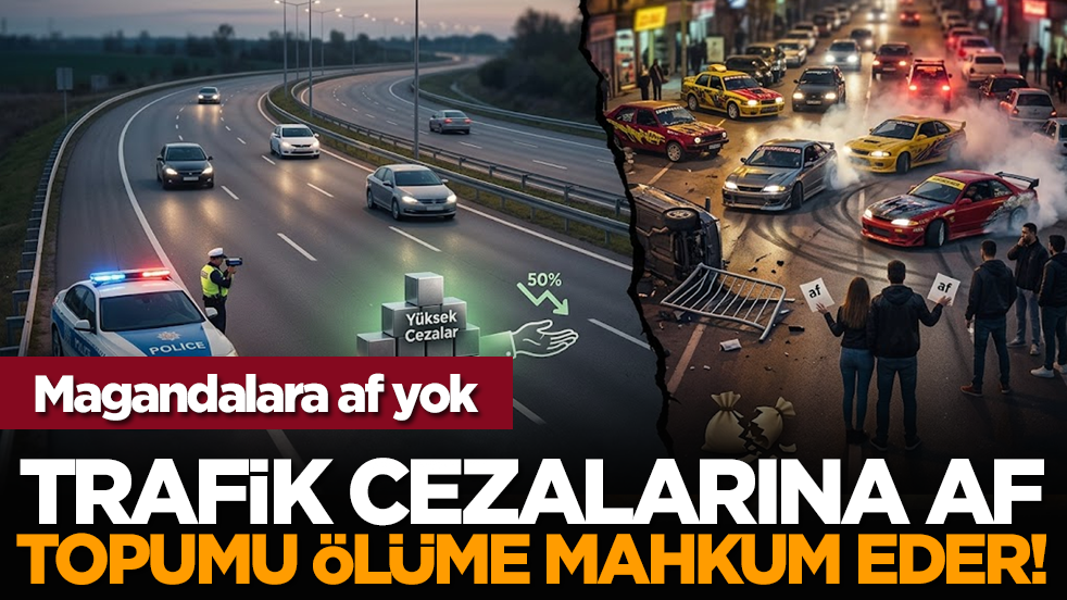 Trafik cezalarına af, topumu ölüme mahkum eder!