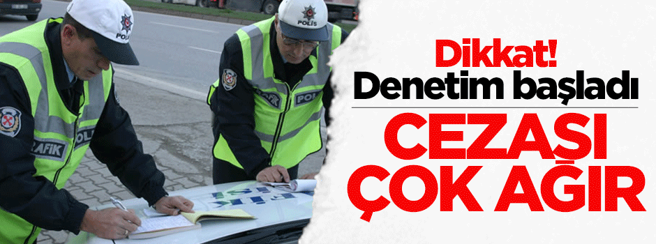 Trafikte egzos gazı denetimi başladı