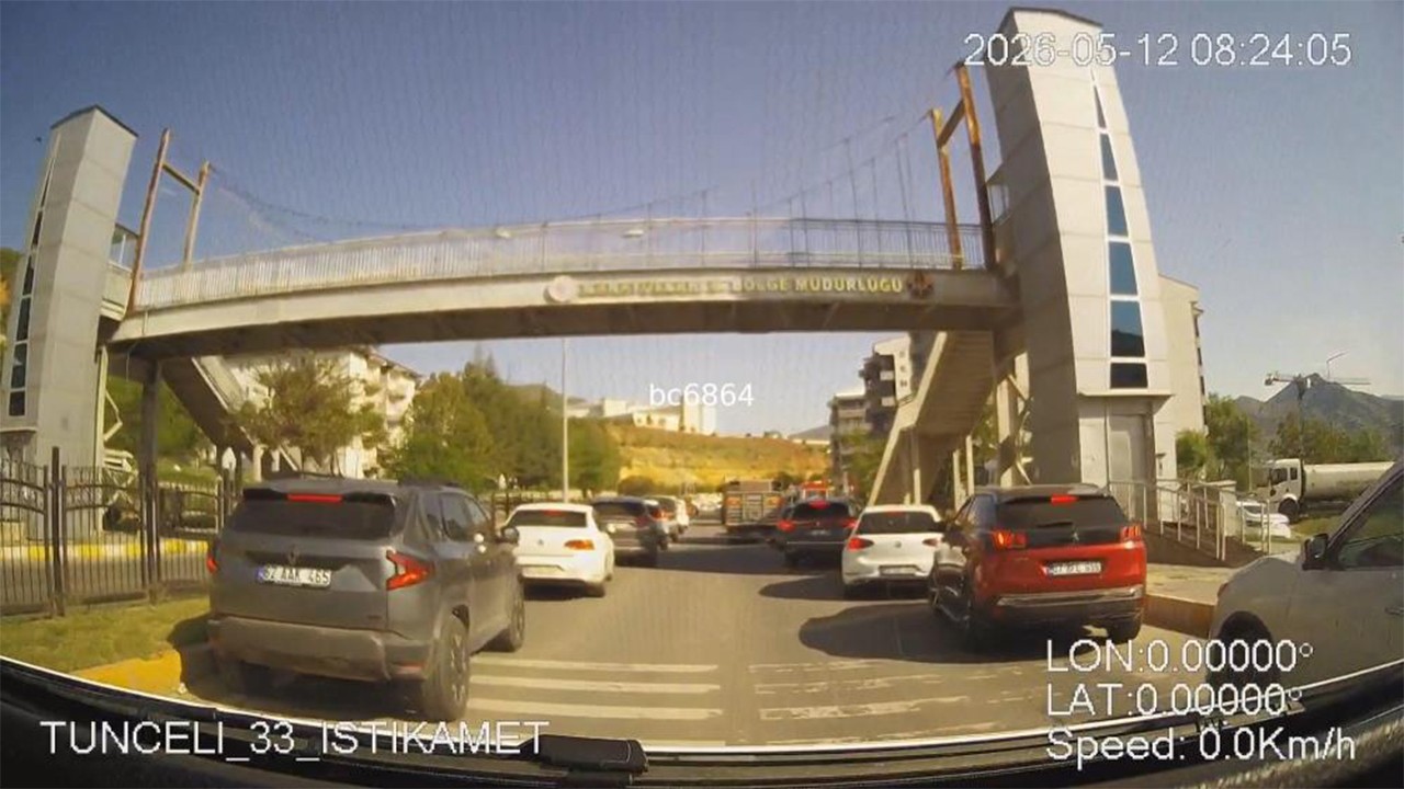 Trafikte güzel şeyler de oluyor Teşekkürler Tunceli