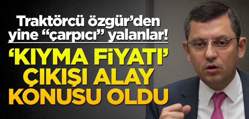Traktörcü Özgür’den yine "çarpıcı" yalanlar! "Kıyma fiyatı" çıkışı alay konusu oldu