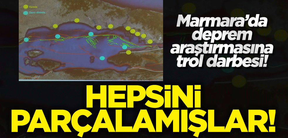 Trol tekneleri deprem araştırması için Marmara Denizi'ne döşenen fiber optik kabloları parçaladı