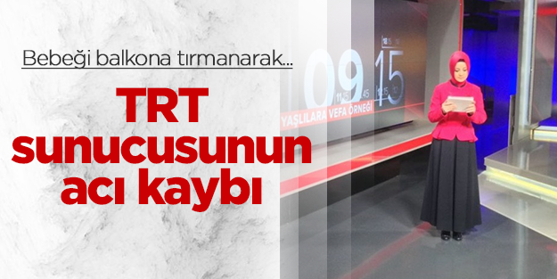 TRT sunucusu Ayşegül Yıldırım'ın acı kaybı