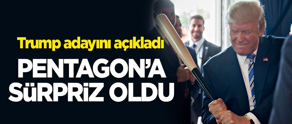 Trump açıkladı: Genelkurmay başkan adayım...