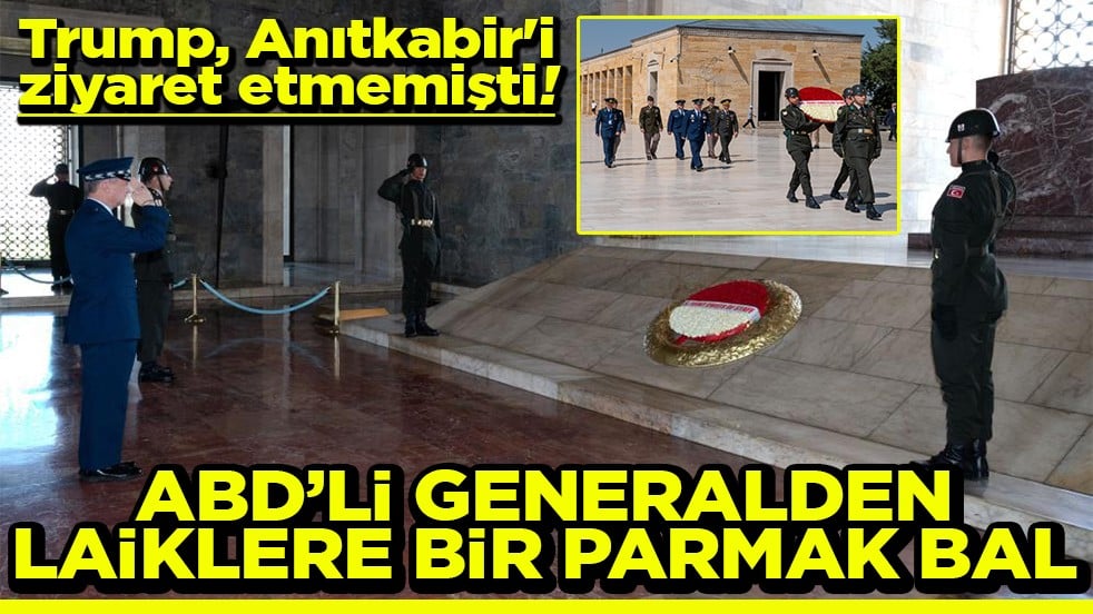 Trump, Anıtkabir'i ziyaret etmemişti ABD’li generalden laiklere bir parmak bal