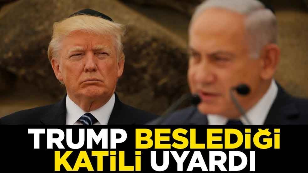 Trump beslediği katili uyardı