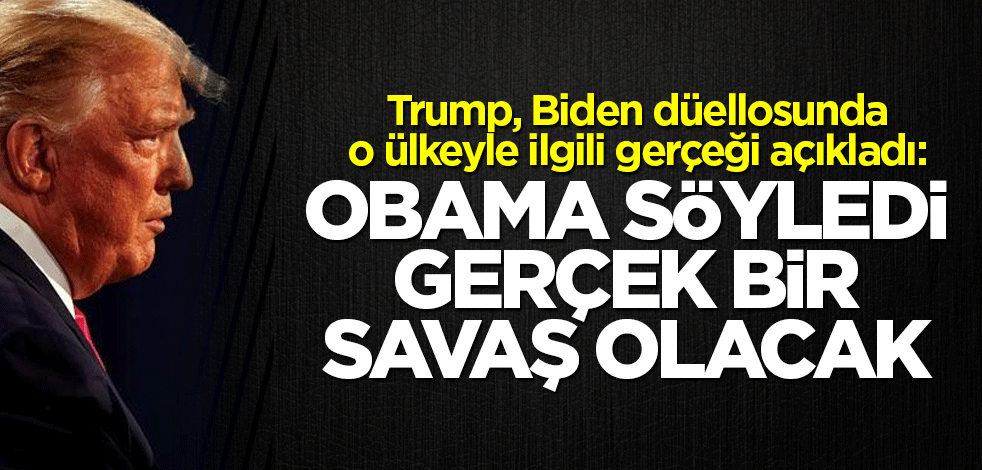 Trump-Biden tartışmasında bomba açıklamalar