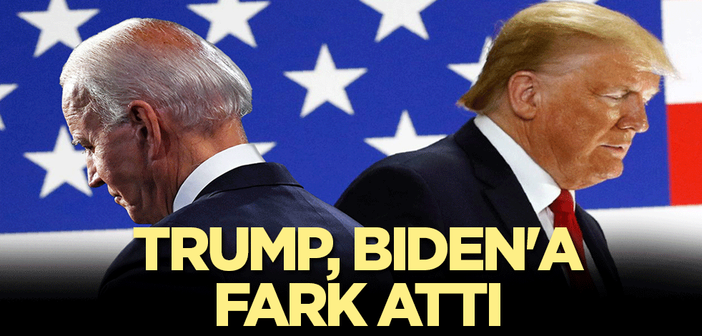 Trump, Biden'a fark attı
