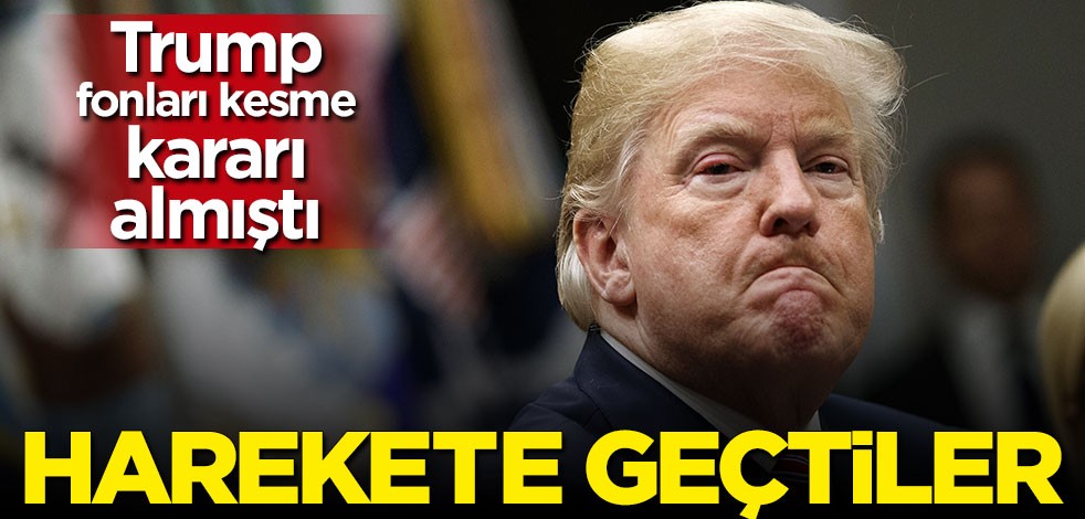 Trump DSÖ'ye sunulan fonu kesmişti... Çin harekete geçti