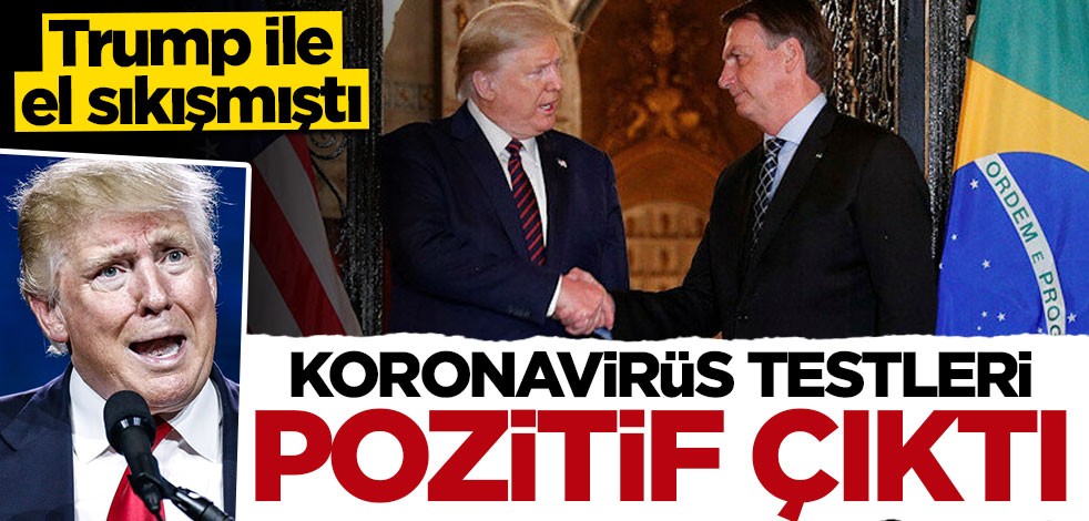Trump ile el sıkışmıştı... Koronavirüs testleri pozitif çıktı