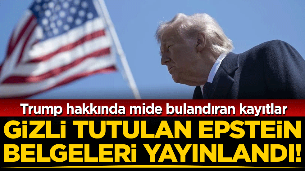Trump iyice köşeye sıkıştı: Gizli tutulan Epstein belgeleri yayınlandı!